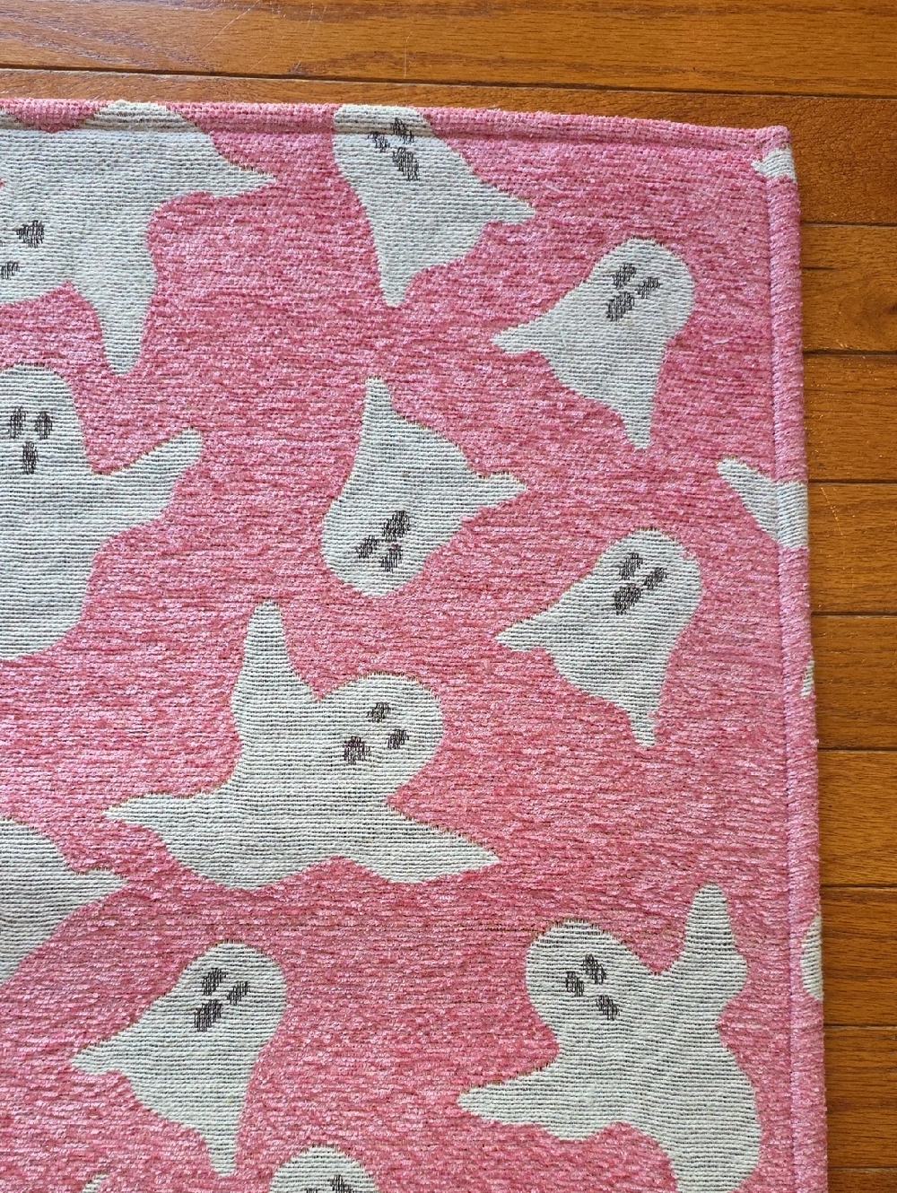 Pink Ghost Pattern Area Rug 3 By 5 Feet - Picture 4 of 6